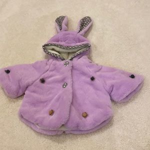 Funkyberry purple bunny coat 5
